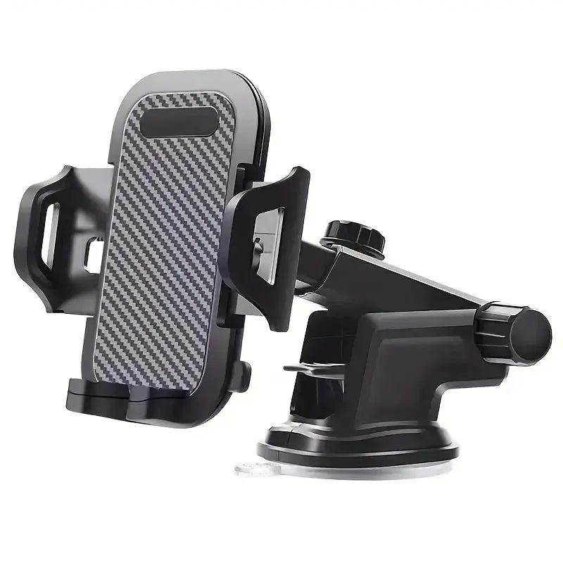 TRUSTY Car Dashboard Phone Holder Suction Cup Telescopic Rod Universal