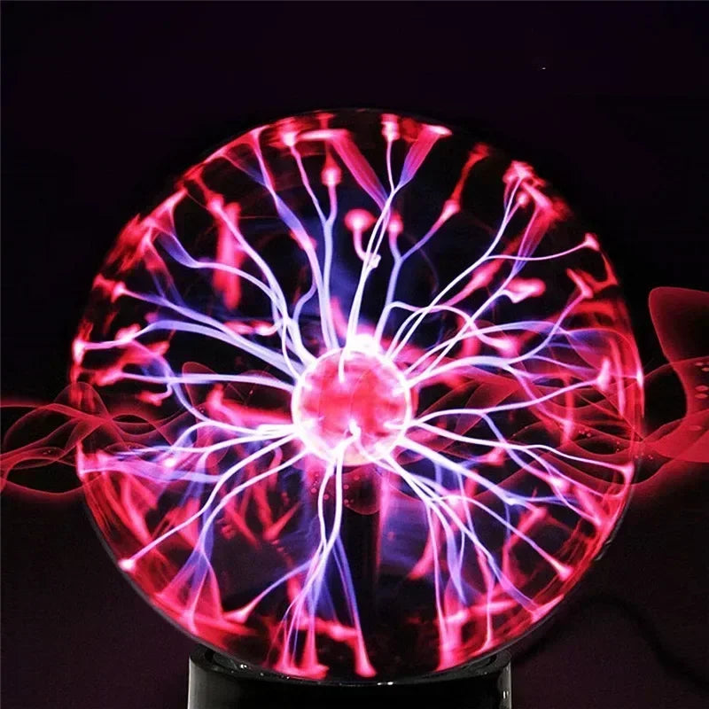 Novelty Magic Crystal Plasma Ball Touch Lamp 3/4/5/6/8Inch LED Night