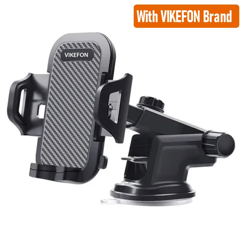 TRUSTY Car Dashboard Phone Holder Suction Cup Telescopic Rod Universal