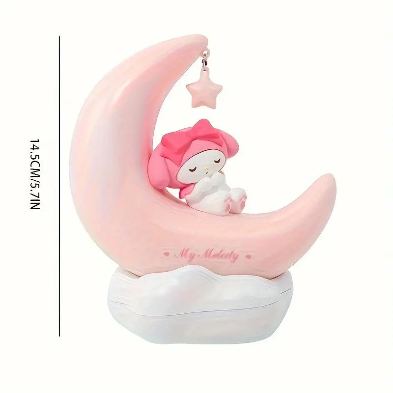 Sanrio Crescent LED Night Lamp - Official