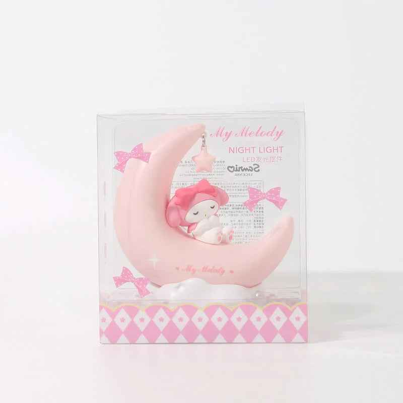 Sanrio Crescent LED Night Lamp - Official